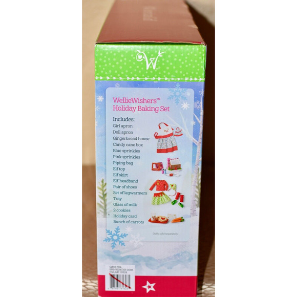 American Girl Wellie Wishers Doll Christmas Baking Gingerbread House Holiday Set - Picture 5 of 5